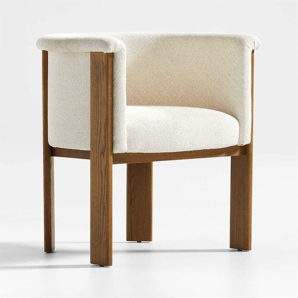 Curved Back Dining Chair - Görsel 6
