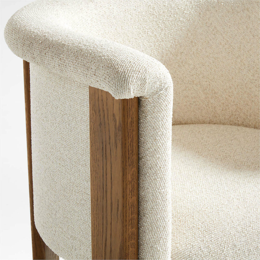 Curved Back Dining Chair - Görsel 2