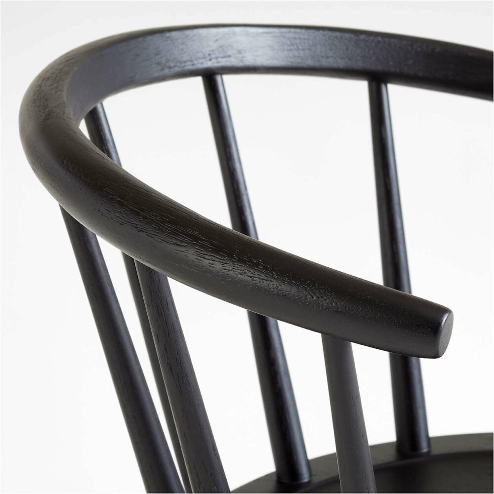 Top-Grain Leather Dining Chair - Görsel 6